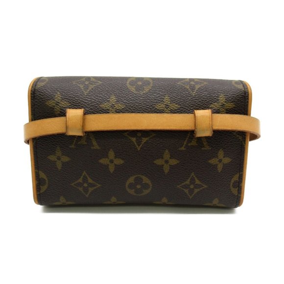 LOUIS VUITTON Pochette Florentine Waist Hip bag pouch Monogram Used LV - Picture 2 of 12